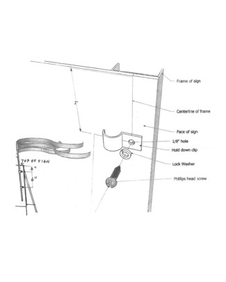 Mounting Metal Clips